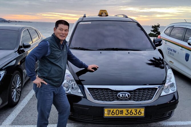 2 Days Jeju Private Jumbo Taxi Tour with Mr.Ko (Suhong) - Day 2 in south Jeju: waterfalls, coast shapes, tea, windmills, and cliffs