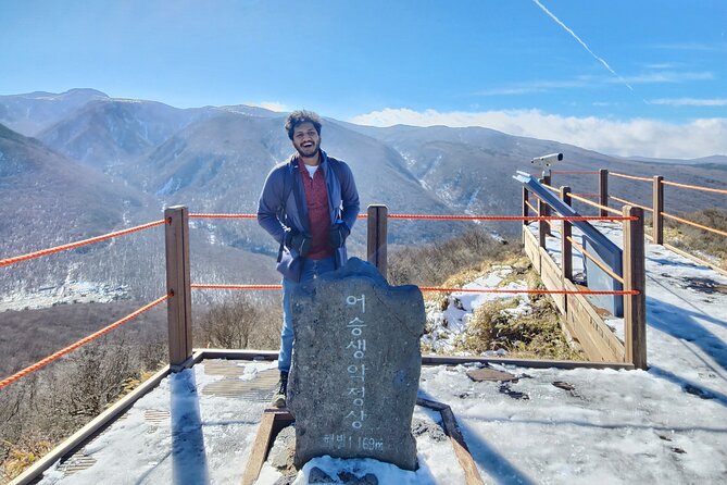 2026 JEJU Cherry Blossom West&South Full Day Tour with UNESCO - Eoseungsaengak and the Mount Hallasan UNESCO Trek (1.3 km, 2 hours)