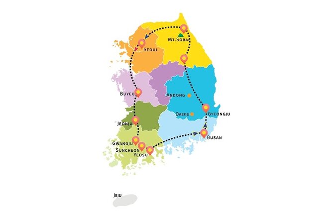 5-Day Korea Golden route by K-shuttle Tour from Seoul Including Busan, Yeosu - What this 5-day Golden Route means for your schedule