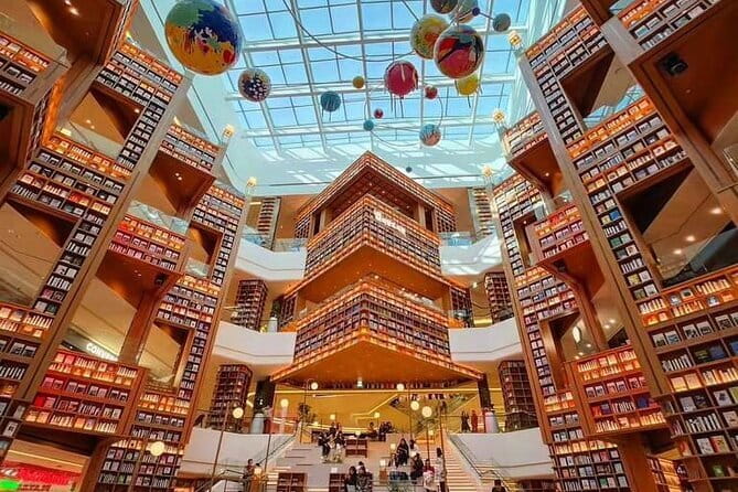 Beyond Seoul: Starfield Library, Hwaseong Fortress & Cave Quest - Starfield Suwon Library: the 22-meter shelves that make you slow down