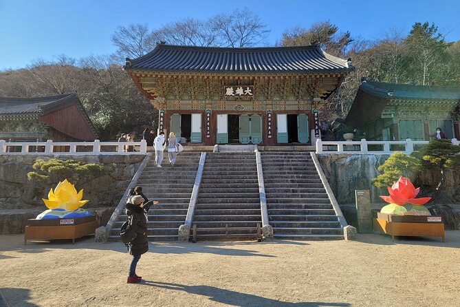 Busan Beomeosa Temple & Hongbeopsa Temple with temple lunch - Hongbeopsa Temple: A Different Look, Big Buddha, and an Observatory View