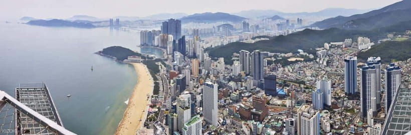 Busan: Haeundae LCT Tower 'X the Sky' Entry Ticket - 98th to 100th floors: 360 views, rotating art, and the Shocking Bridge