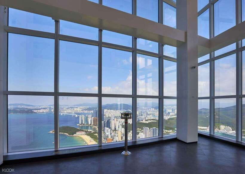 Busan: Haeundae LCT Tower 'X the Sky' Entry Ticket - 99th floor dining: Sky 99 Grill and Pasta, plus Starbucks
