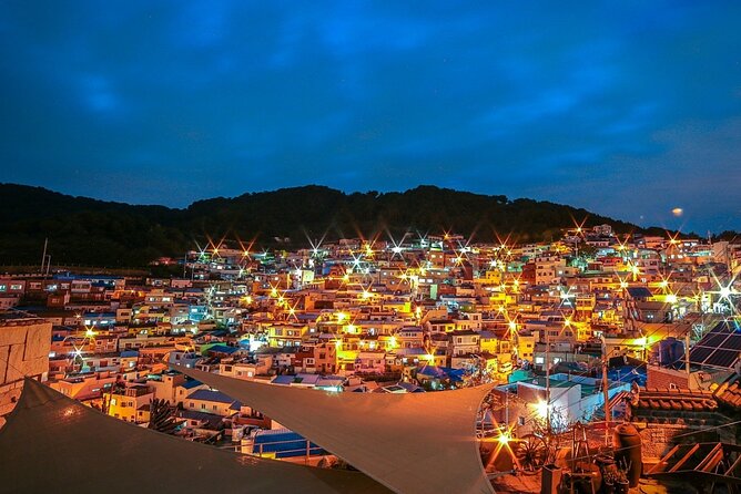 Busan Private Night Tour - City Lights & Food - Busan Harbor Bridge viewpoint: quick photos, big skyline