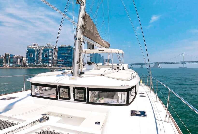 Busan's Best: Sea Temples, Yacht Tour & Sky Capsule Day Tour - Blueline Park Sky Capsule: a short ride that gives you the Busan map