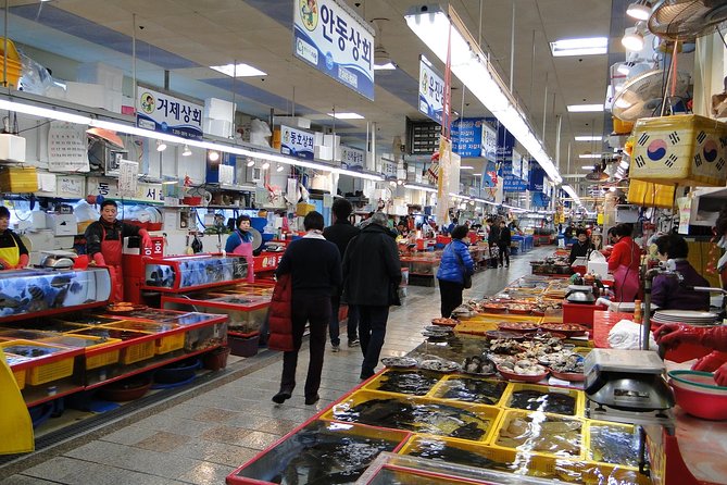 Busan Sightseeing Tour Including Gamcheon Culture Village and Beomeosa Temple - Gukje Market and Nearby Shopping Streets, Souvenirs Without Detours