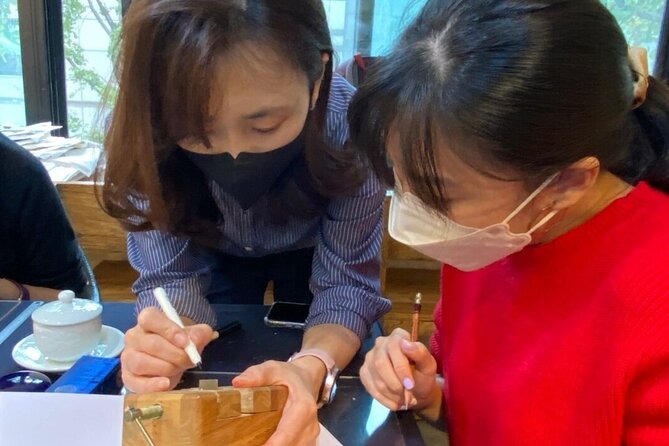 Carve Your Personal Korean Stone Seal with Jeongju in Insadong - Designing your name in a seal style that actually works