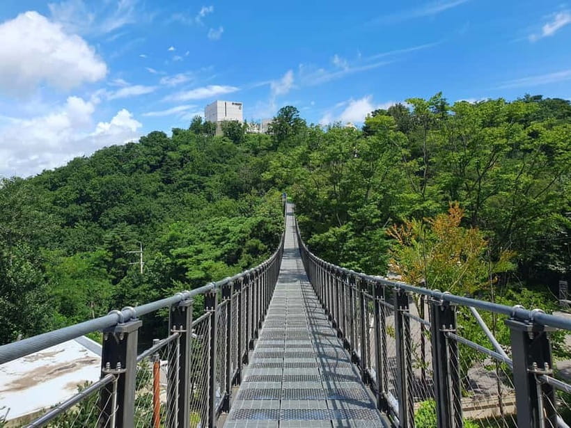 Closest Observatory to DMZ: North Korea View(Starbucks Tour) - The Christmas Tree Bridges: Peace Symbolism With a Real Lesson