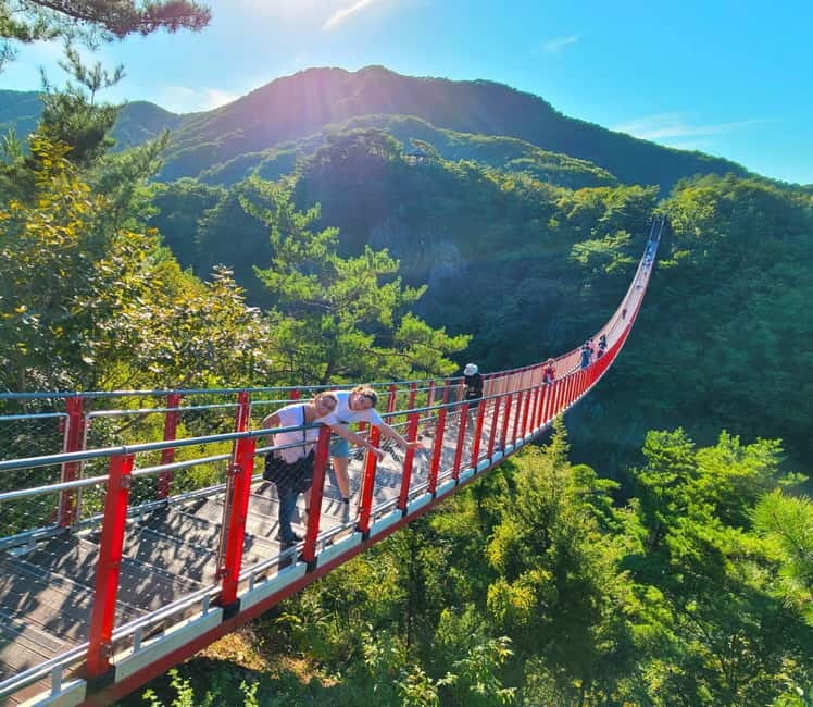 DMZ Insider Tour: 3rd Tunnel, NK Defector Meet & Red Bridge - Start strong at Imjingak: Mangbaedan Altar and the steam locomotive