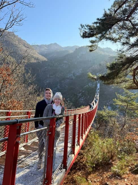 DMZ; NK Defector, 3rd Tunnel, Suspension Bridge,Hotel pickup - Suspension Bridges as a Photo Break, Red Bridge or Majang Lake