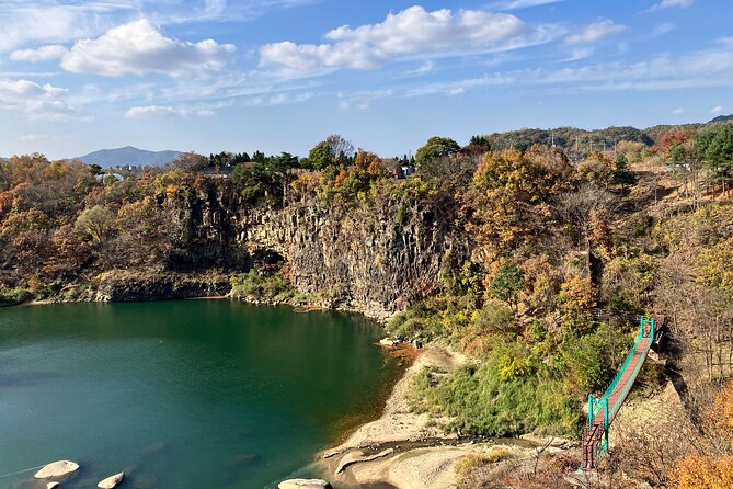 DMZ Tour, 2nd Tunnel & UNESCO Suspension Bridge Tour from Seoul - Bidulginang Waterfalls: short, easy, and tied to a dove legend