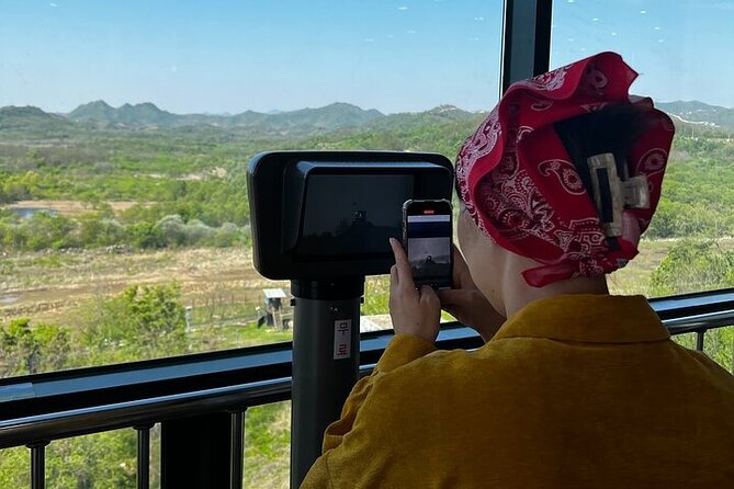 DMZ Tour: 2nd Tunnel with Y-shaped suspension bridge from Seoul - Hantangang Y-Bridge Observatory: observation views now, crossing if you want it
