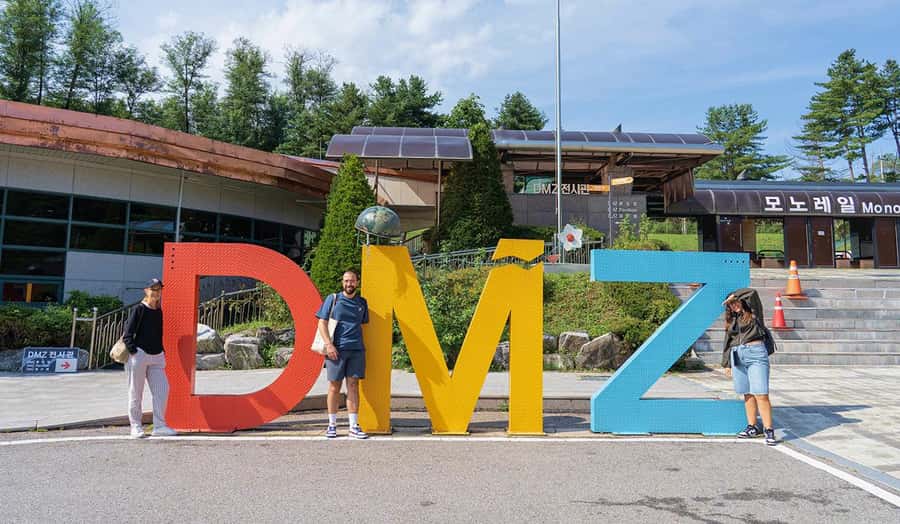 DMZTour from Seoul:3rd Tunnel,North Korea View&UNESCO Valley - The suspension bridge thrill at the falls