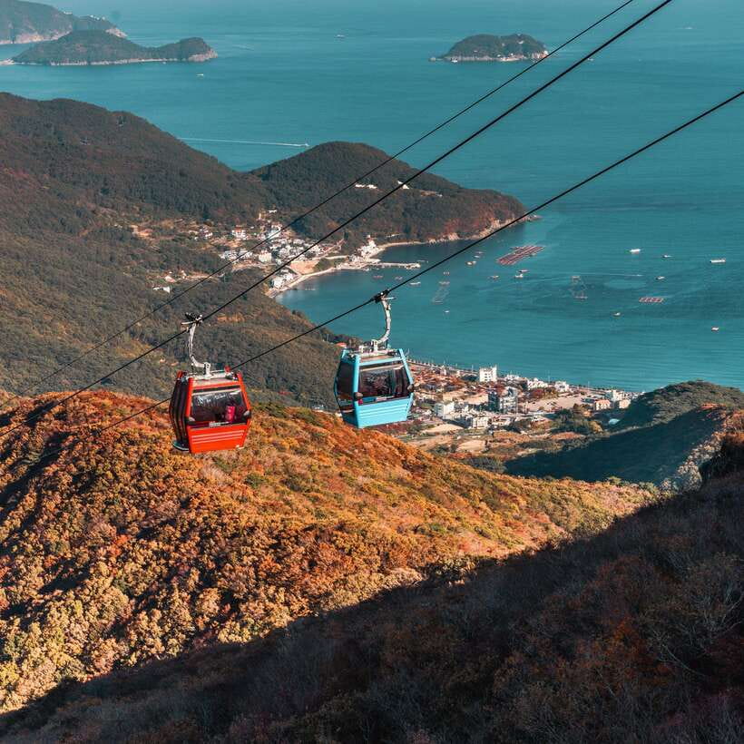 From Busan: Enchanting Oedo Island Day Tour with Windy Hill - Geoje Panorama Cable Car: the view ride, and the glass-bottom option