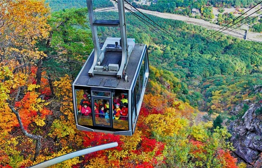 From Seoul: Seoraksan Mountain with Cable Car- Shuttle Bus - Sinheungsa Temple: the 14-meter bronze Gwaneumjeon you should plan around