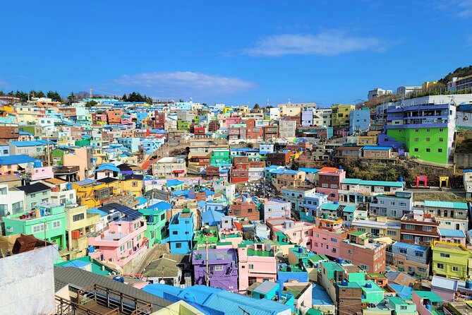 Gamcheon Culture Village, Jagalchi fish market story telling Tour - Songdo Beach and the Songdo Skywalk: a coastal reset with an optional cable car