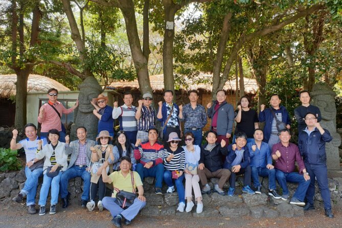 Jeju Island UNESCO Heritage Bus Tour - Day 3 South Jeju: 1100 Wetlands or oreum, Seogwipo market lunch, Jeongbang waterfall