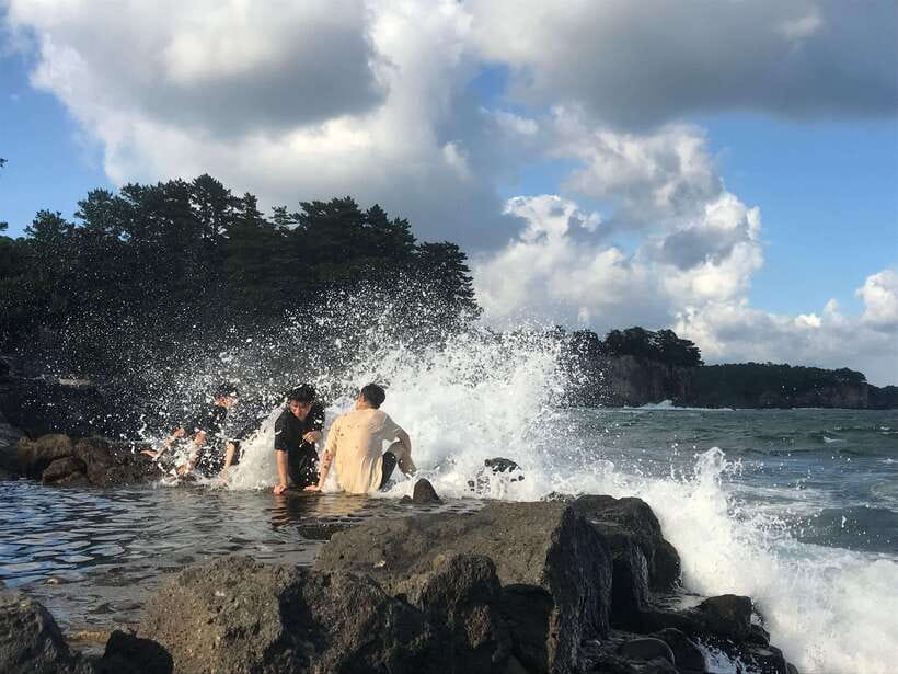 Jeju Island: Van Tour with a Guide Who Most Loves Jeju - Jeongbang Waterfall as the easy start you actually need