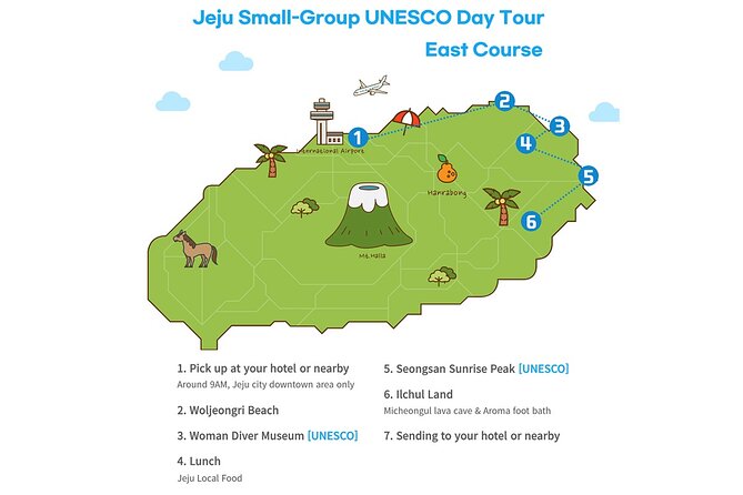 Jeju Premium Small Group UNESCO Day Tour - East Course - East Jeju in 8 Hours: How the Route Fits Together