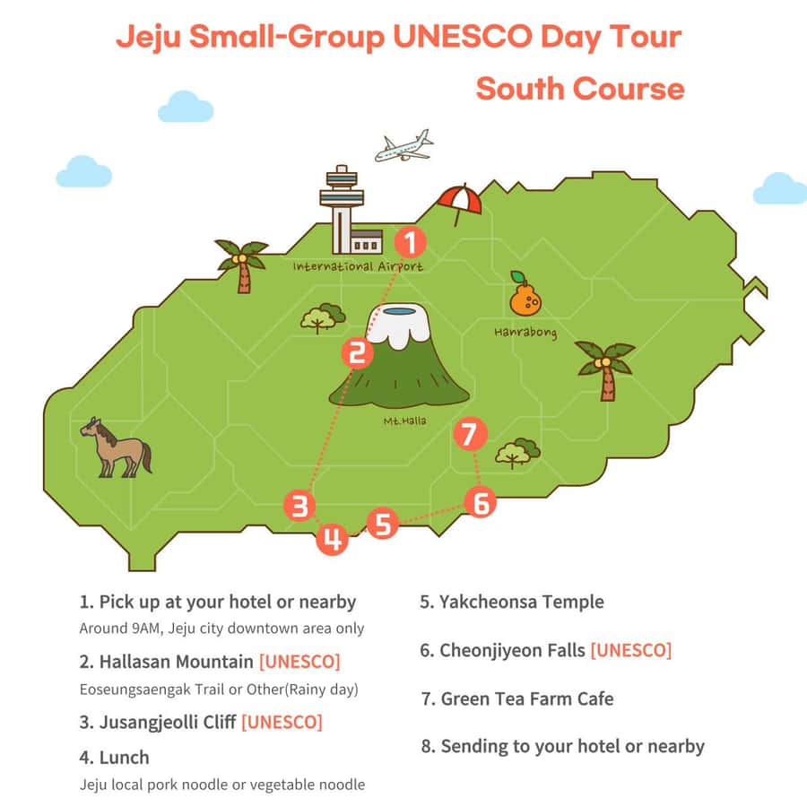Jeju Premium Small Group UNESCO Day Tour - South - Entering Mt. Hallasan via the Eoseungsaengak trail (1-hour hike)