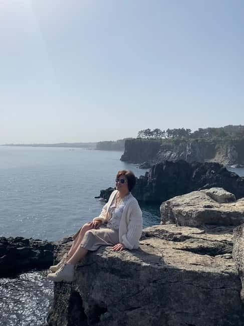 Jeju: Southern UNESCO Geopark Day Tour - Cheonjeyeon Waterfall plus the Seonimgyo Bridge myth detail