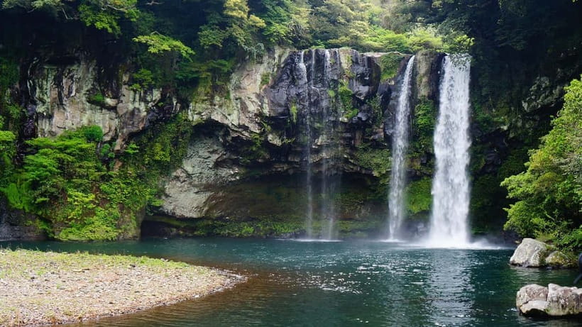 Jeju: West & South Full-Day Authentic Tour - Jeongbang Waterfall: Coastal Curtain Falls, With a Weather Backup