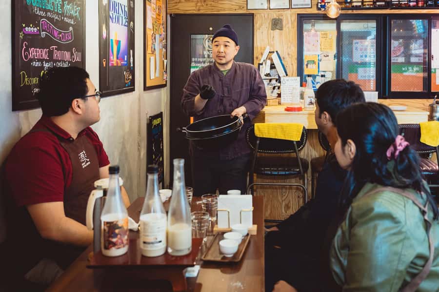 Learn and Craft Makgeolli in a Traditional Brewery - Meeting Baekusaeng Makgeolli inside Ahyeon Market