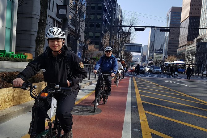 Market Food Tour & Evening E-bike Ride in Seoul - Getting fitted at Korea Tourism Organisation, then rolling