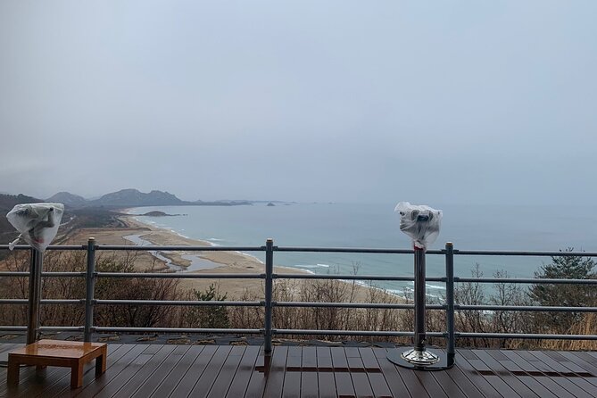 Missionary Memorial Hall and Goseong DMZ Observatory from sokcho - Hwajinpo Pine Forest Road and the Sherwood Hall Memorial