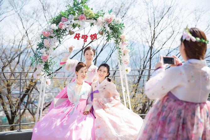 N Seoul Tower Hanbok Rental - Inside the Hanbok Culture Experience Hall: AC comfort and ready-to-shoot styling