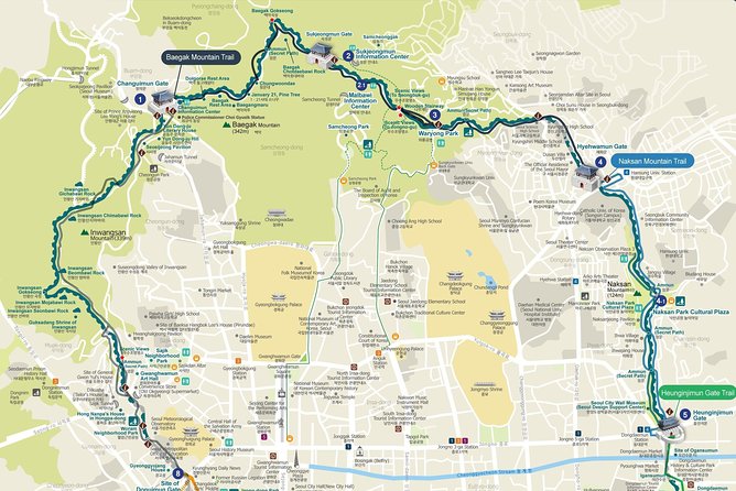 Private Seoul Wall Trekking [Inwangsan, Bugaksan, Naksan Park, N-Seoul Tower] - Inwangsan mountain: the climb that sets your pace