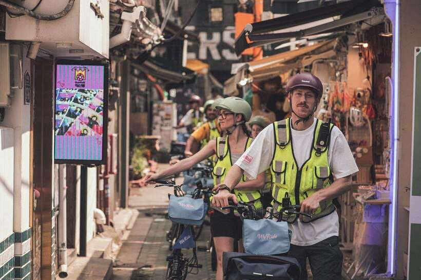 Seoul: Afternoon Ebike tour and "Happy Hour" food and drinks - Finding WeRide and getting ready for the ride