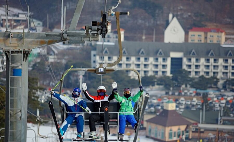 Seoul: Jisan Forest Winter Ski Day Tour with Basic Lesson - The 1-Hour Basic Lesson: How You Get From Falling to Sliding