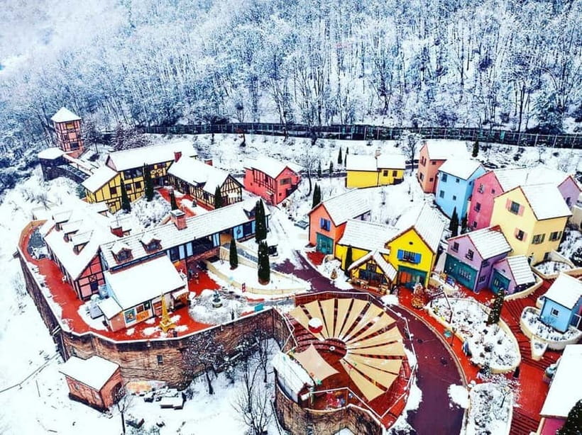 Seoul: Strawberry Picking & Eobi Ice Valley & Nami Island - Garden of Morning Calm or Petite France: Winter Lights and Themed Walks