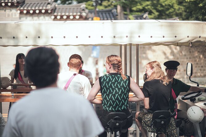 Seoul Tram Pedal Challenge - Gwanghwamun Square, King Sejong, and easy photo angles