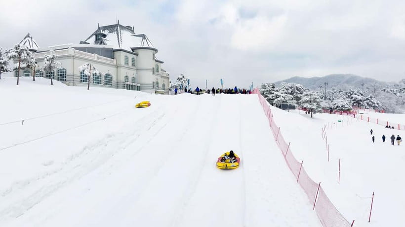 Seoul: Vivaldi Park Winter Ski with Nami Island Day Tour - Getting Out of Seoul: Pickup Times, Ride Length, and Group Flow