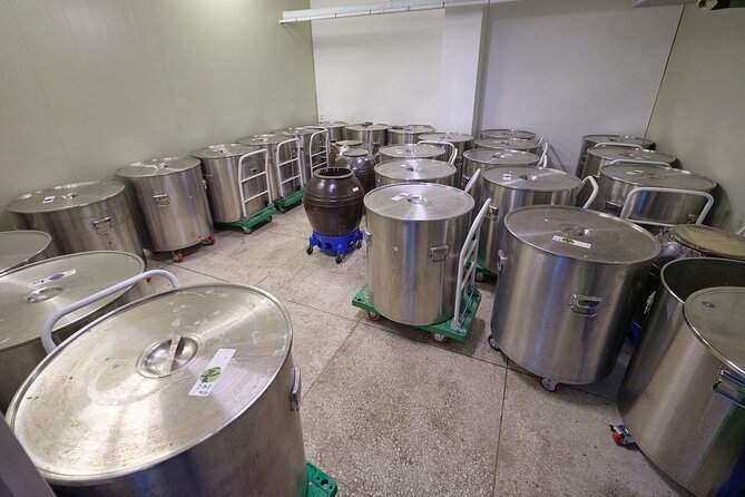 Soju Tasting at Distillery - story of 3 pigs - Entering Samhae Soju in Mapo-gu, the working distillery feel