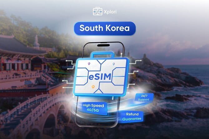 South Korea eSIM (3-30 days. Up to 45GB) - Key points before you buy