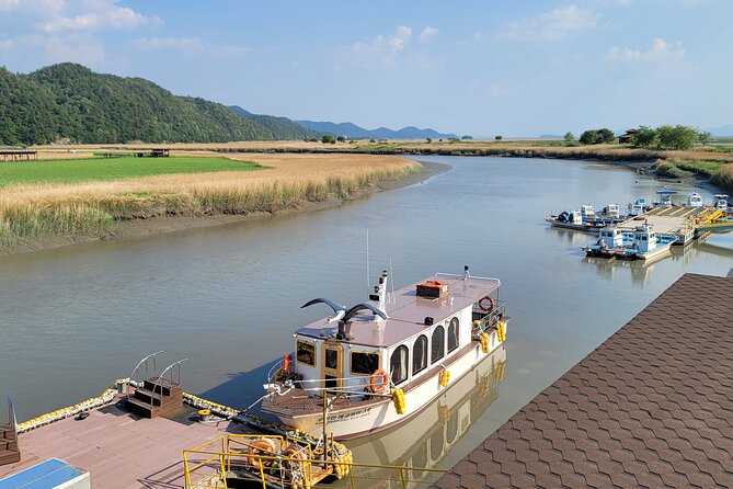 Suncheon one day tour from Seoul, Busan or Suncheon - Stop 3: Suncheon Bay National Garden, flowers plus transit rides on rails of reeds