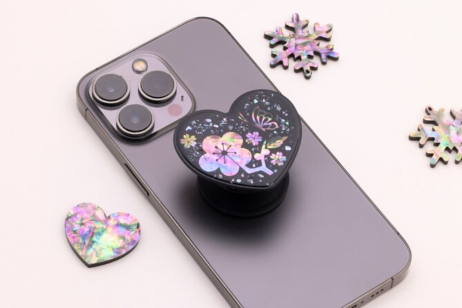 Traditional Korean Mother-of-Pearl Craft Workshop - Pick your item: mirror, keychain, hair accessory, or accessory box